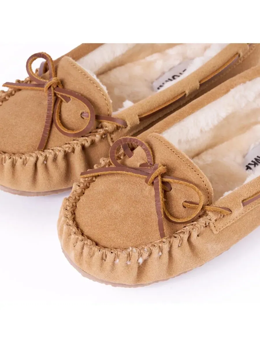 Женские тапочки Cally Minnetonka, корица — изображение 5 из 6