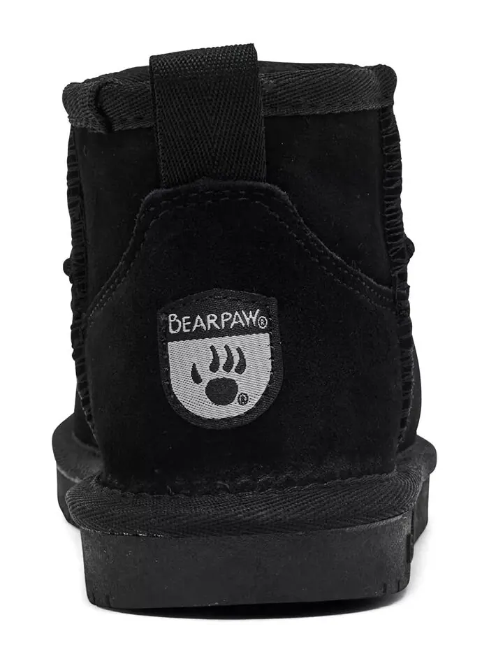 Зимние ботинки Kiara для больших девочек от Finish Line BEARPAW — изображение 4 из 6, черный