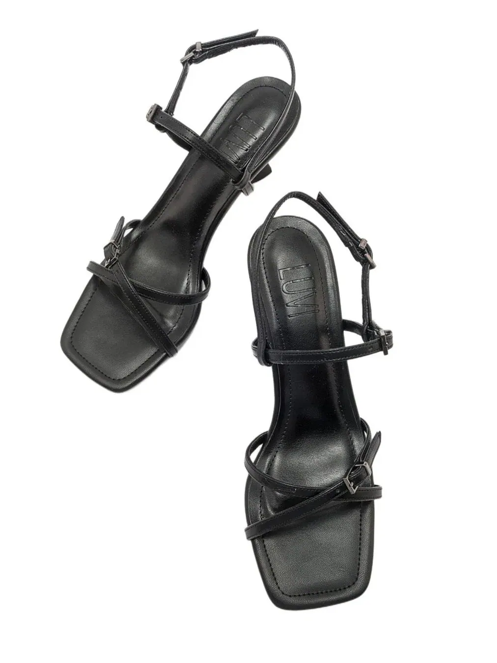 Босоножки на каблуке Nebel Strappy Stiletto Prologue Shoes — изображение 8 из 8, черный