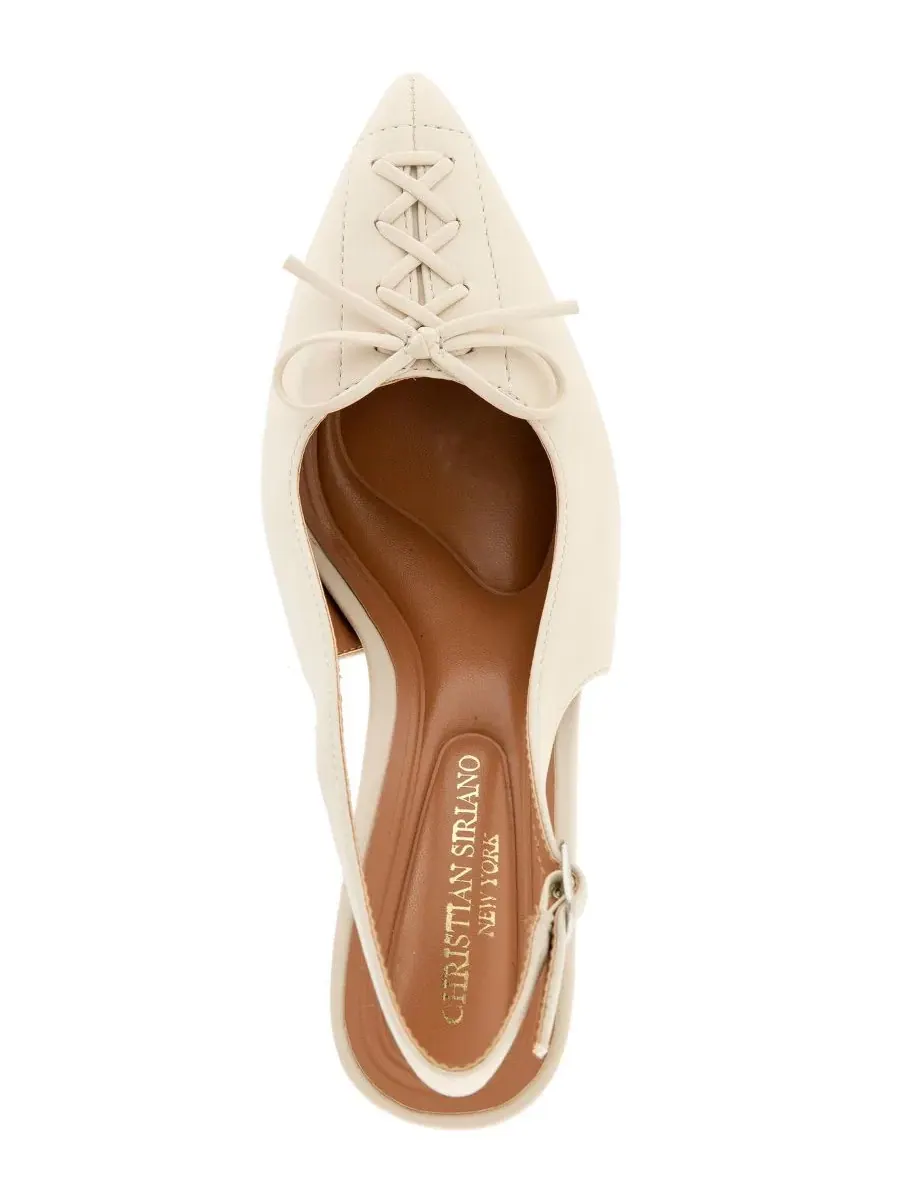 Босоножки-лодочки Beks Corset Sling Back Christian Siriano — изображение 4 из 5, серый