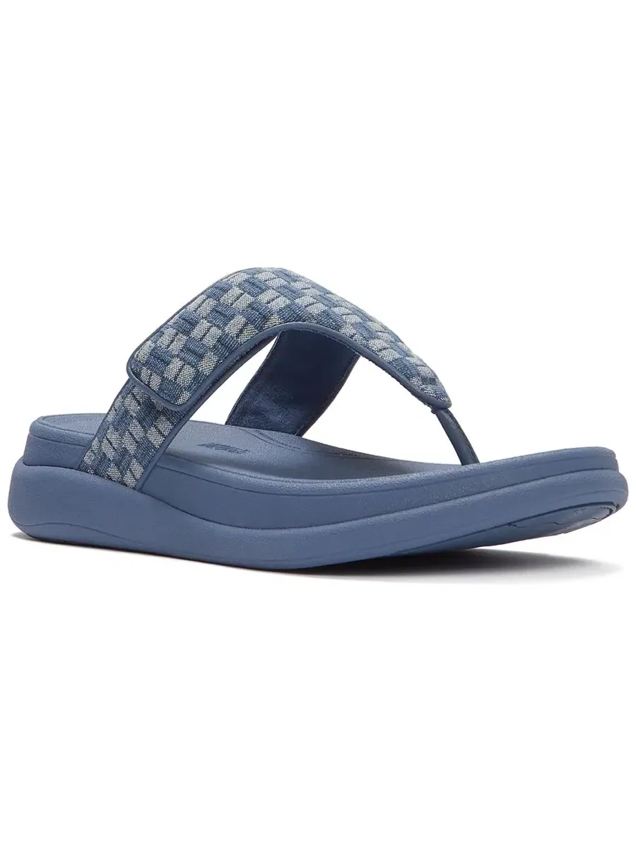 Сандалии-вьетнамки F-Mode Go Checkerboard-Denim FitFlop