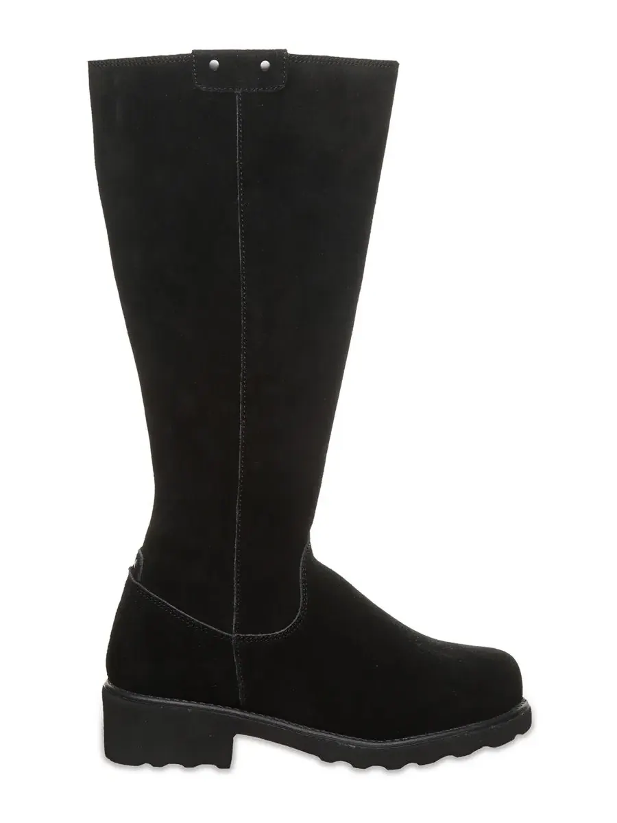 Сапоги-ботфорты Audrina Suede с каблуком BEARPAW — изображение 2 из 8, черный