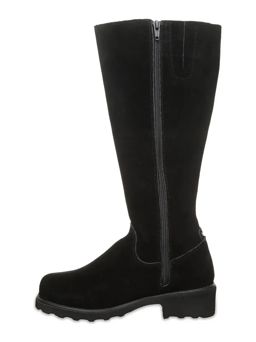 Сапоги-ботфорты Audrina Suede с каблуком BEARPAW — изображение 6 из 8, черный