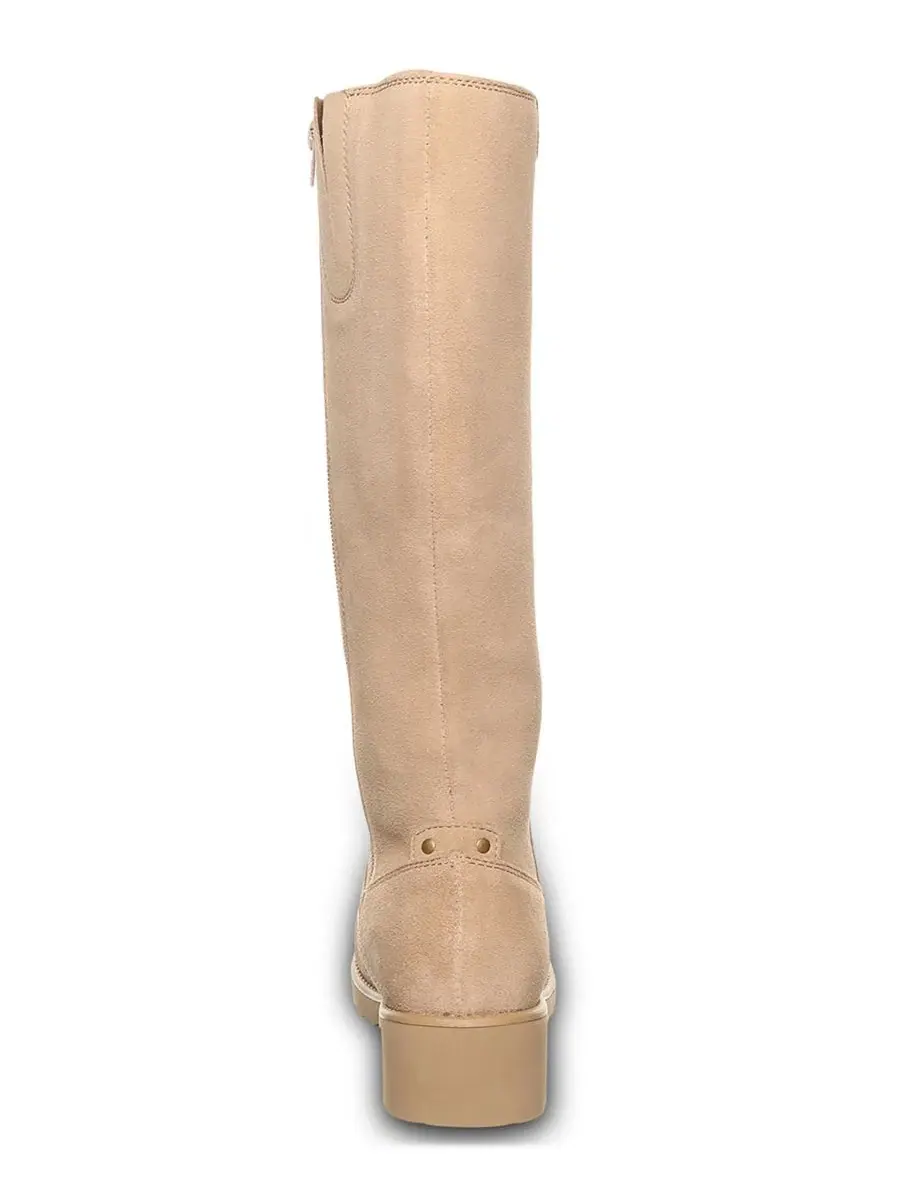 Женские сапоги-ботфорты Audrina Suede BEARPAW — изображение 3 из 8, коричневый