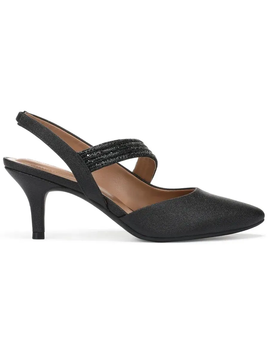 Туфли-лодочки Gisellee Slingback Closed Toe Pumps Style & Co — изображение 2 из 5, черный