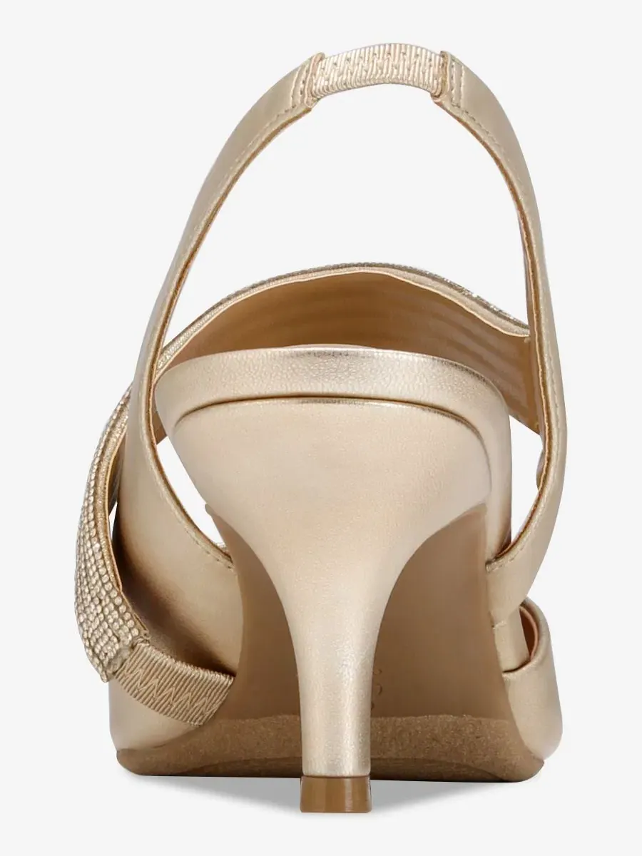 Туфли-лодочки с острым мысом и закрытым носком Gisellee Slingback Style & Co — изображение 5 из 6, платиновый