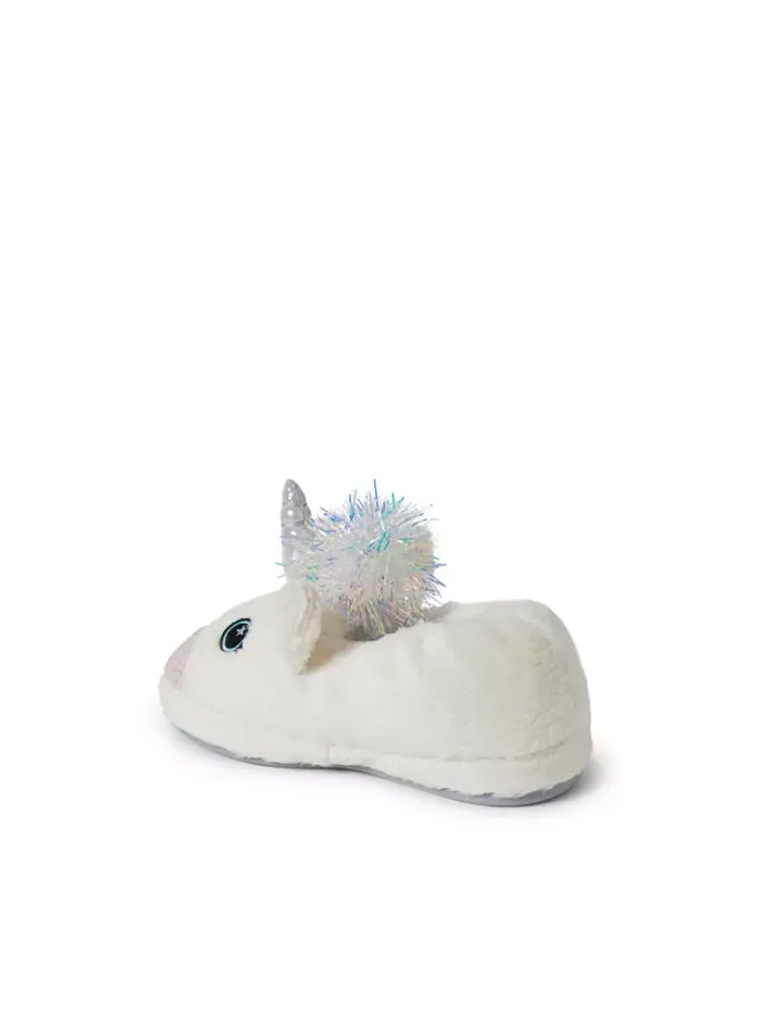 Тапочки с изображением животных Emery Critter с закрытой спинкой для девочек Dearfoams — изображение 3 из 5