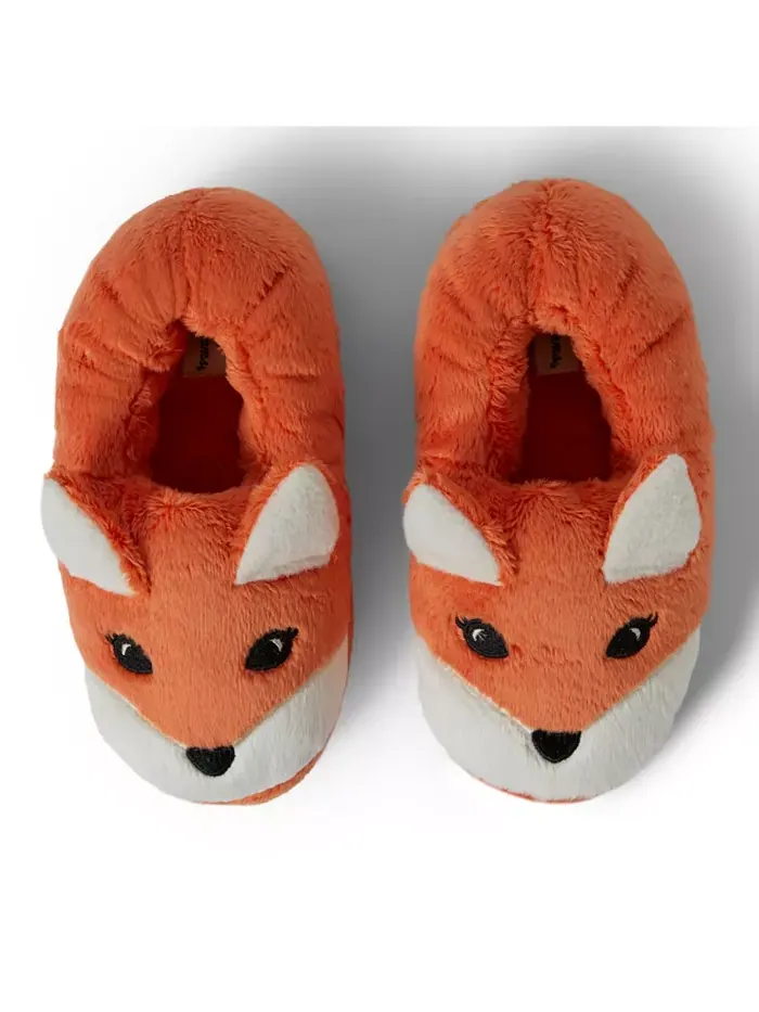 Детские тапочки Emery Critter с закрытой пяткой в виде животных Dearfoams — изображение 4 из 5, оранжевый
