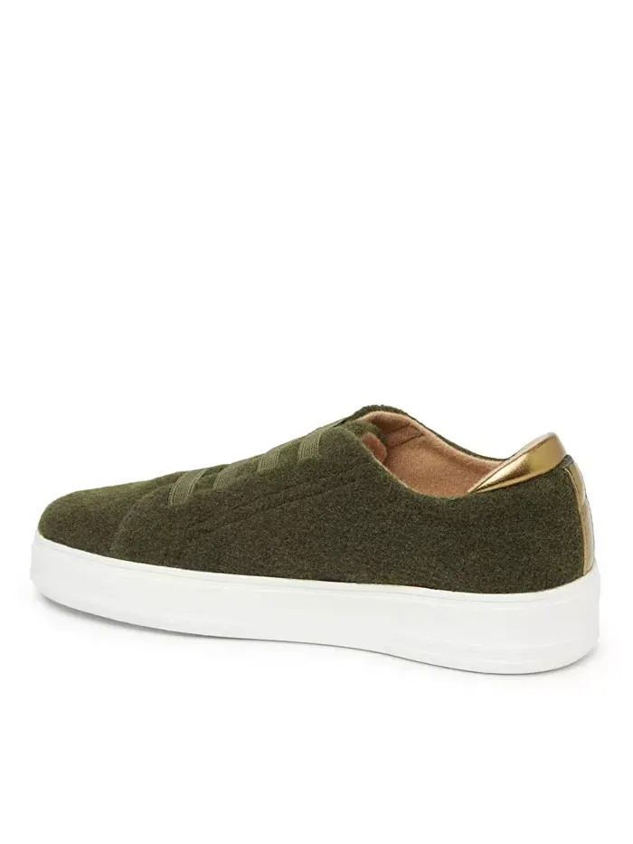 Dearfoams женские спортивные кроссовки Slip-On с эластичными шнурками и пеноматериалом Dearfoams — изображение 2 из 4