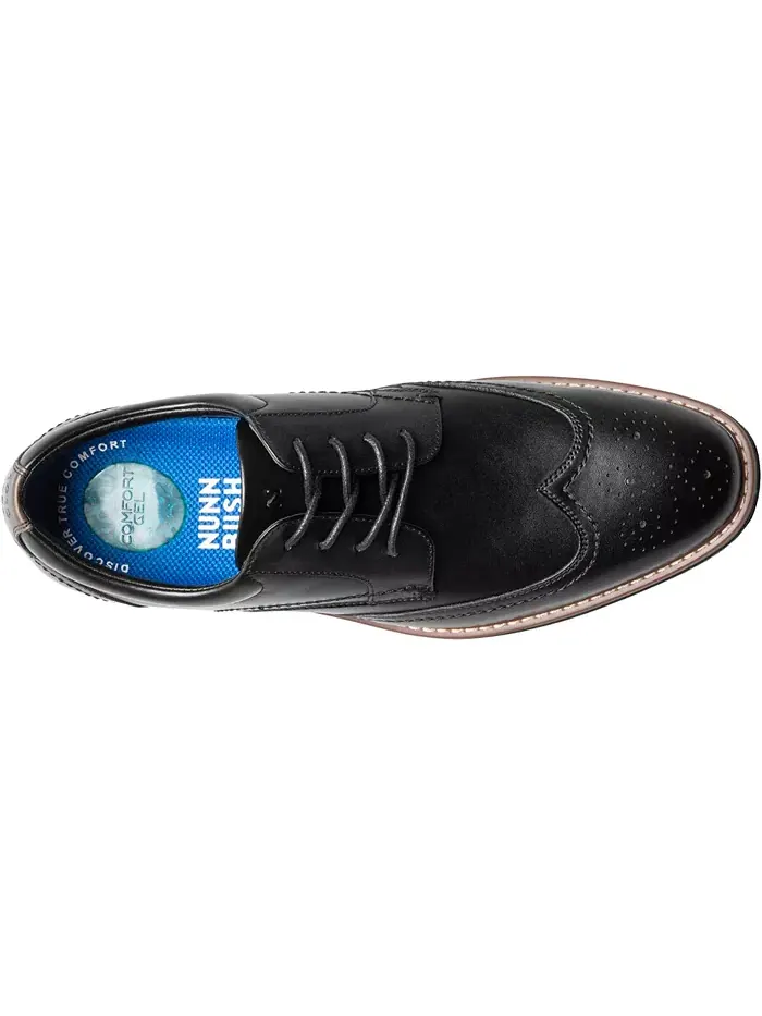 Мужские оксфорды Centro Flex Wingtip Nunn Bush — изображение 4 из 7, черный