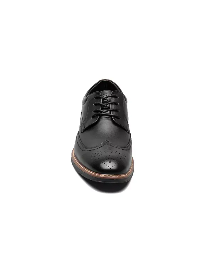 Мужские оксфорды Centro Flex Wingtip Nunn Bush — изображение 6 из 7, черный