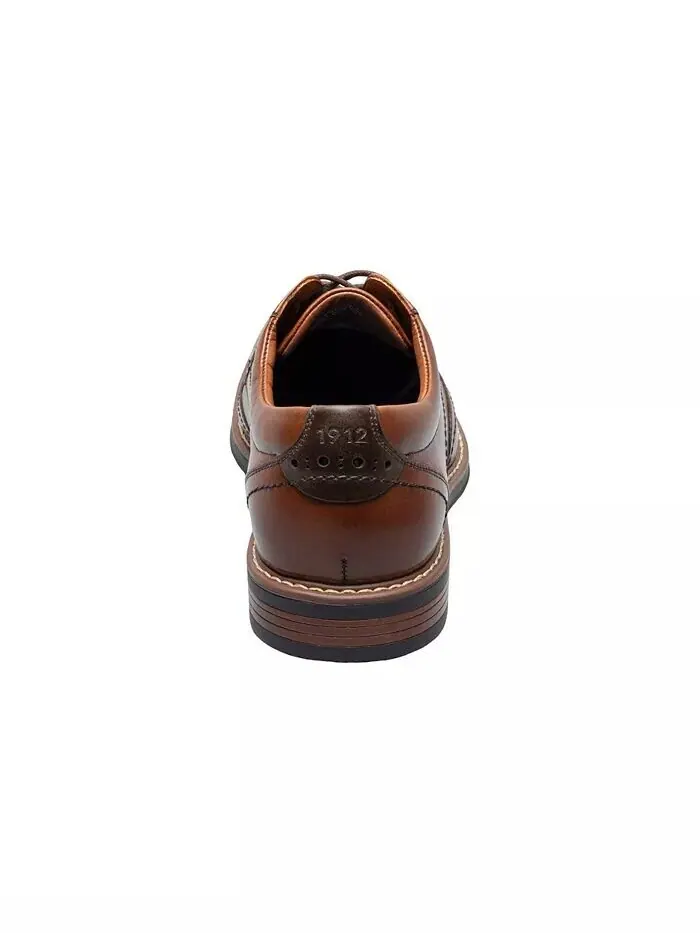 Мужские оксфорды Centro Flex Wingtip Nunn Bush — изображение 3 из 7, коричневый