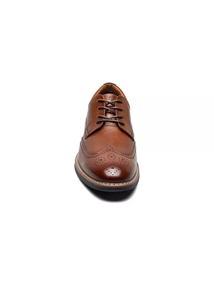 Мужские оксфорды Centro Flex Wingtip Nunn Bush — изображение 6 из 7, коричневый