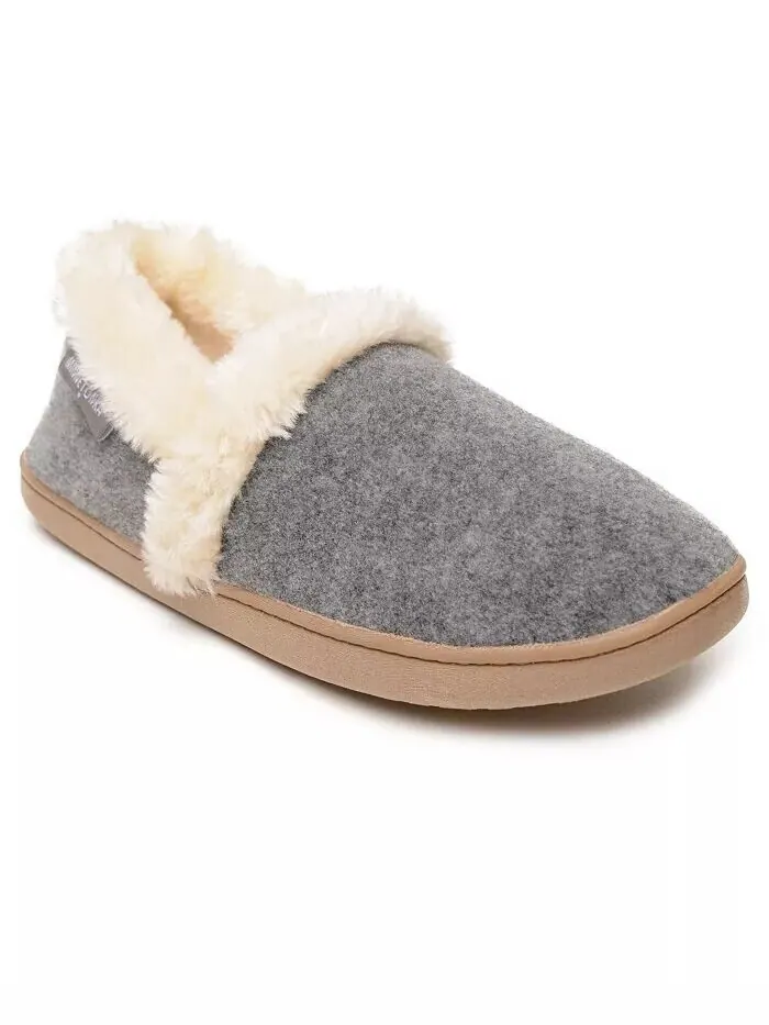 Женские тапочки Дина Minnetonka — серый