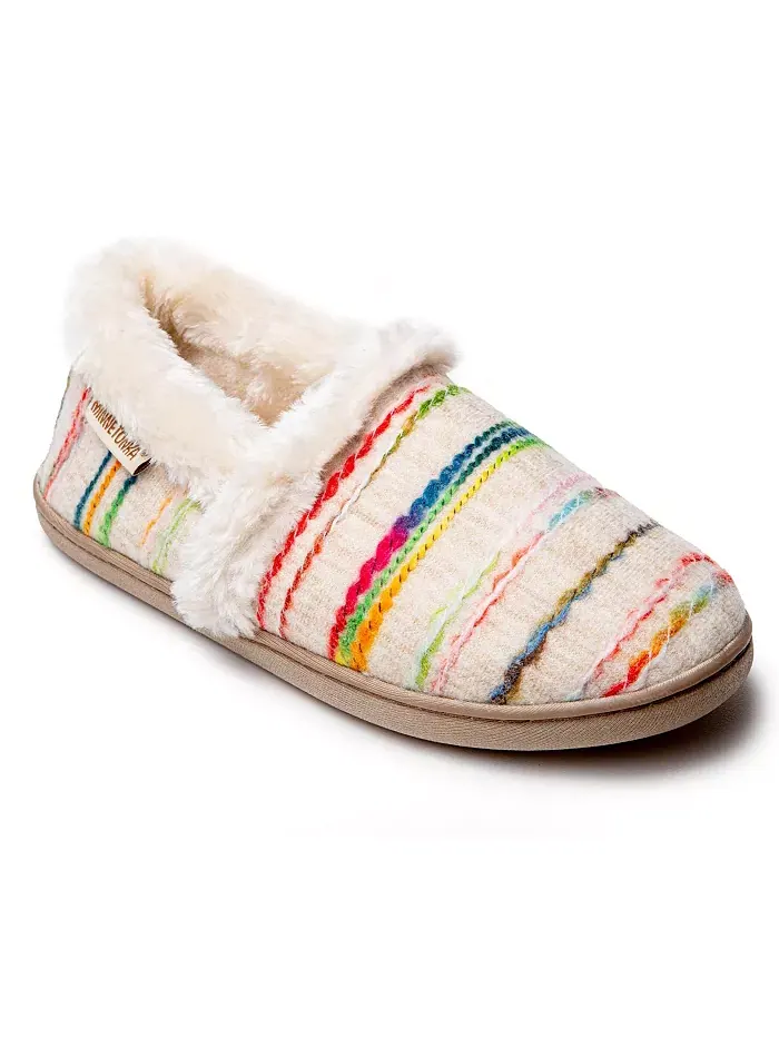 Женские тапочки Dina Minnetonka — изображение 1 из 4, кремовый мульти