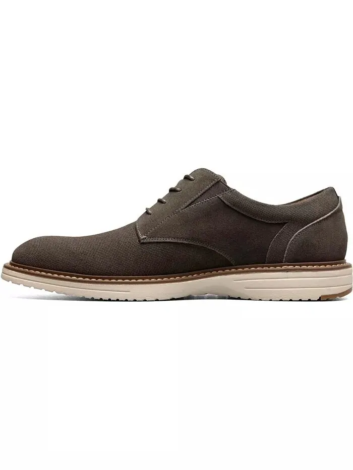 Мужские оксфорды Griff Plain Toe Nunn Bush — изображение 5 из 7, серый