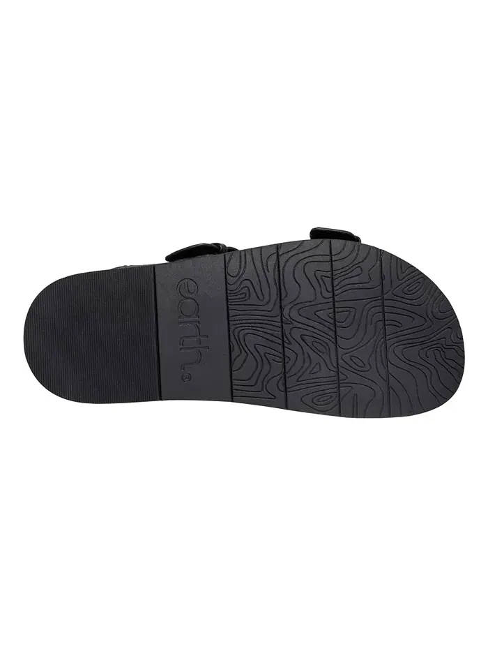Женские сандалии Francii Double Band Flat Slip-On Earth — изображение 5 из 5, черный