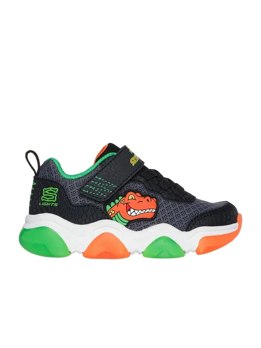 Детские кроссовки Mighty Glow 2.0 - Dino Bolt с подсветкой и ремешком от Finish Line Skechers — изображение 2 из 6
