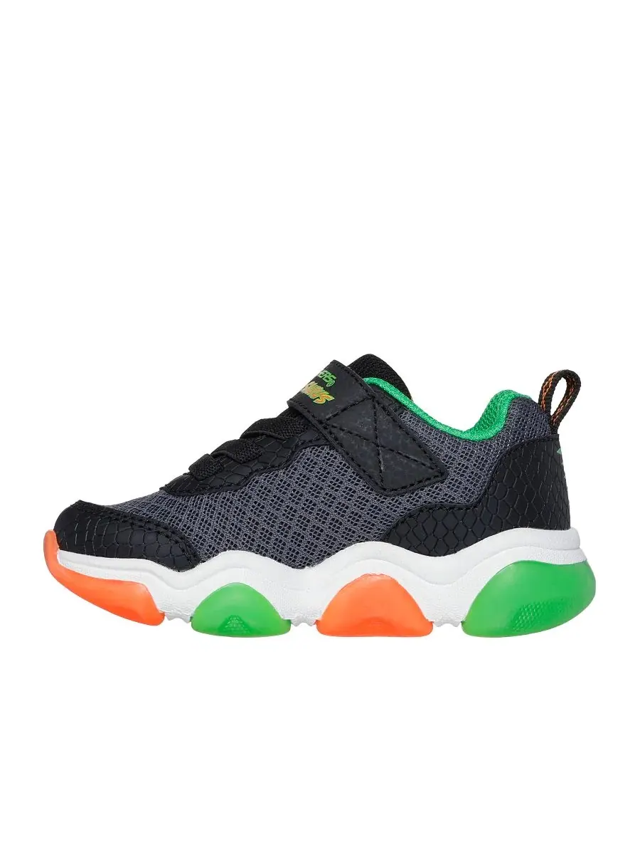 Детские кроссовки Mighty Glow 2.0 - Dino Bolt с подсветкой и ремешком от Finish Line Skechers — изображение 3 из 6
