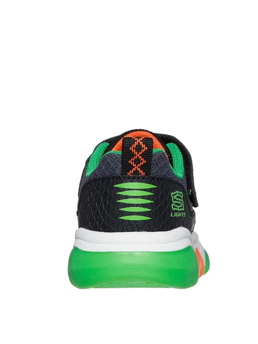 Детские кроссовки Mighty Glow 2.0 - Dino Bolt с подсветкой и ремешком от Finish Line Skechers — изображение 4 из 6