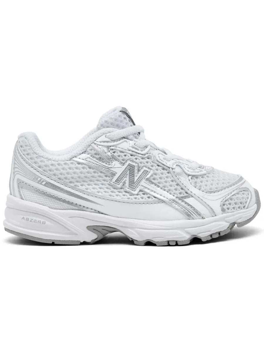 Детские кроссовки на шнуровке 740 Stretch от Finish Line New Balance — изображение 2 из 6, белый