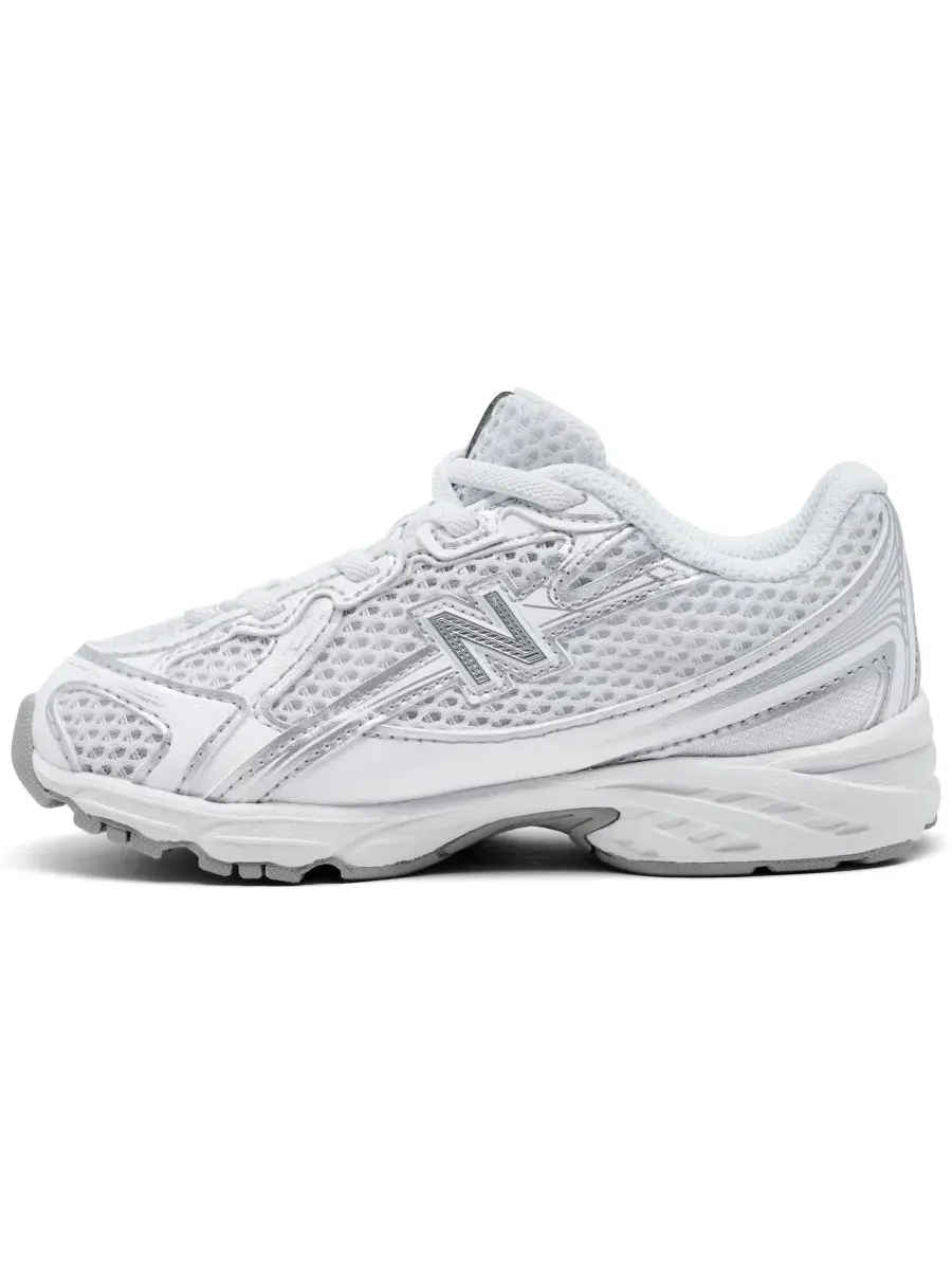 Детские кроссовки на шнуровке 740 Stretch от Finish Line New Balance — изображение 3 из 6, белый