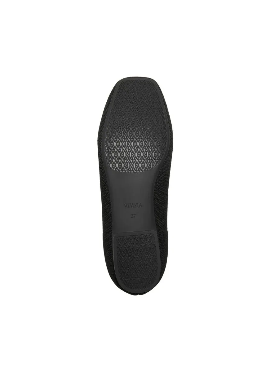 Женские туфли-мэри джейн Miley 3 Laces Included Square-Toe Lace-Up Mary Janes Flats VIVAIA — изображение 5 из 5, черный