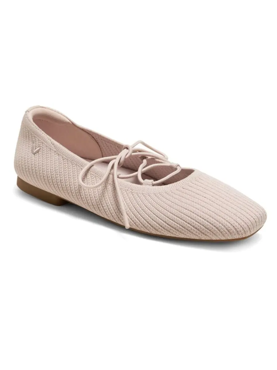 Женские балетки-мэри джейн Miley 3 Laces Included Square-Toe Lace-Up Mary Janes Flats VIVAIA