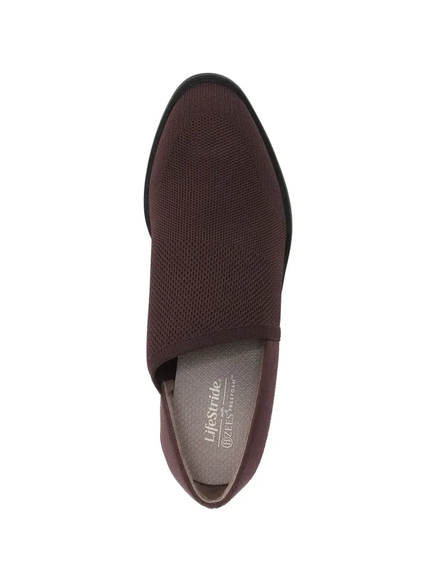 Ботильоны на низком каблуке Jarrett LifeStride, Chocolate Plum Knit Polyester — изображение 4 из 5