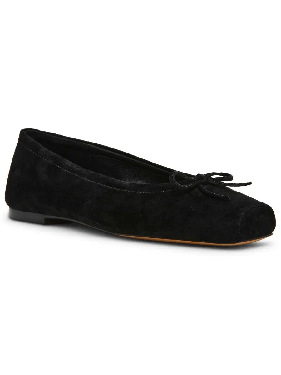 Балетки с квадратным мысом Eleve Square Toe Steve Madden — изображение 1 из 6, черный
