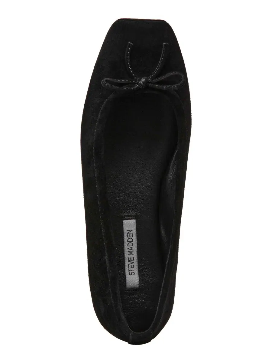 Балетки с квадратным мысом Eleve Square Toe Steve Madden — изображение 4 из 6, черный