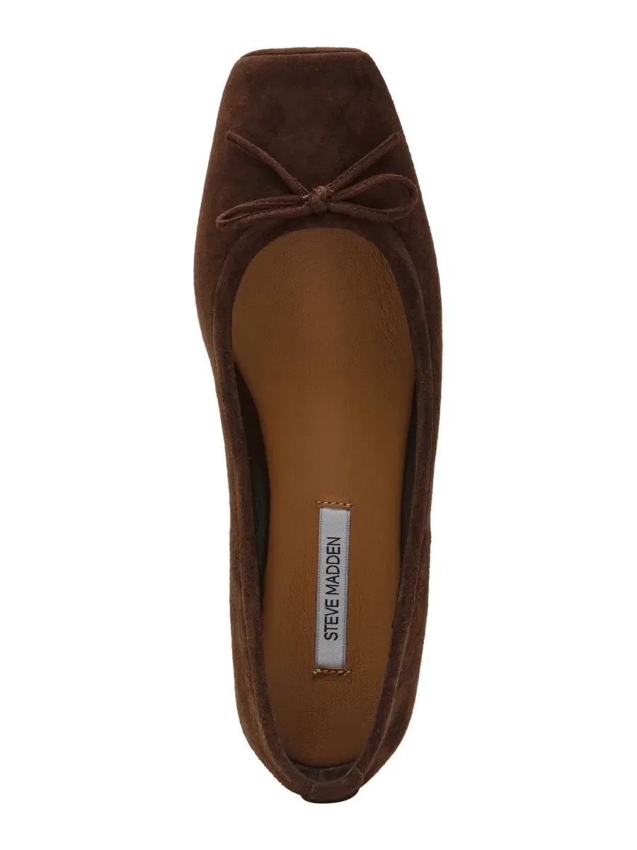 Балетки с квадратным мысом Eleve Steve Madden — изображение 4 из 7, коричневый