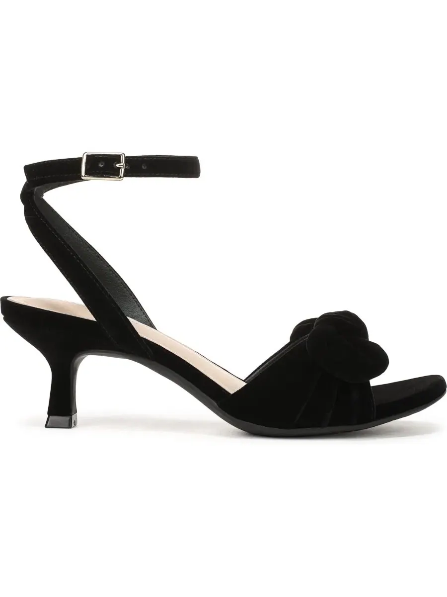 Босоножки на каблуке Nola Strappy Black Velvet LifeStride — изображение 2 из 5, черный