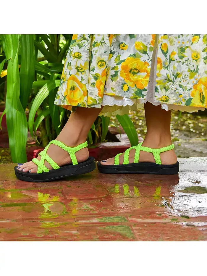 Женские сандалии Maris Arch Support с перемычкой и поддержкой свода стопы Aerothotic — изображение 5 из 6, зеленый