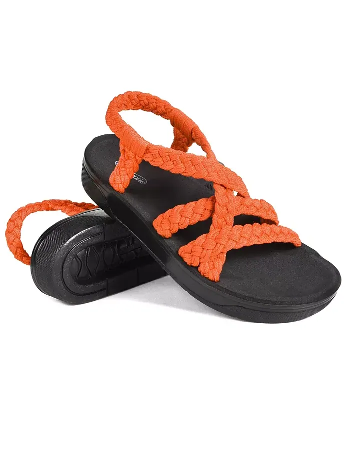 Женские сандалии Maris Arch Support с перемычкой и поддержкой свода стопы Aerothotic — изображение 2 из 6, оранжевый