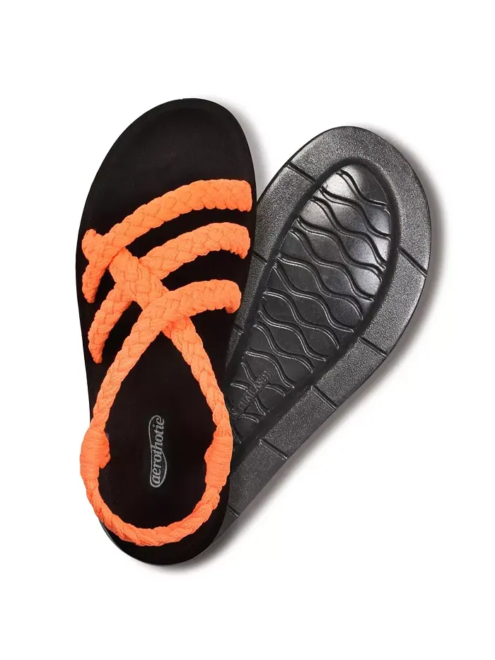 Женские сандалии Maris Arch Support с перемычкой и поддержкой свода стопы Aerothotic — изображение 3 из 6, оранжевый