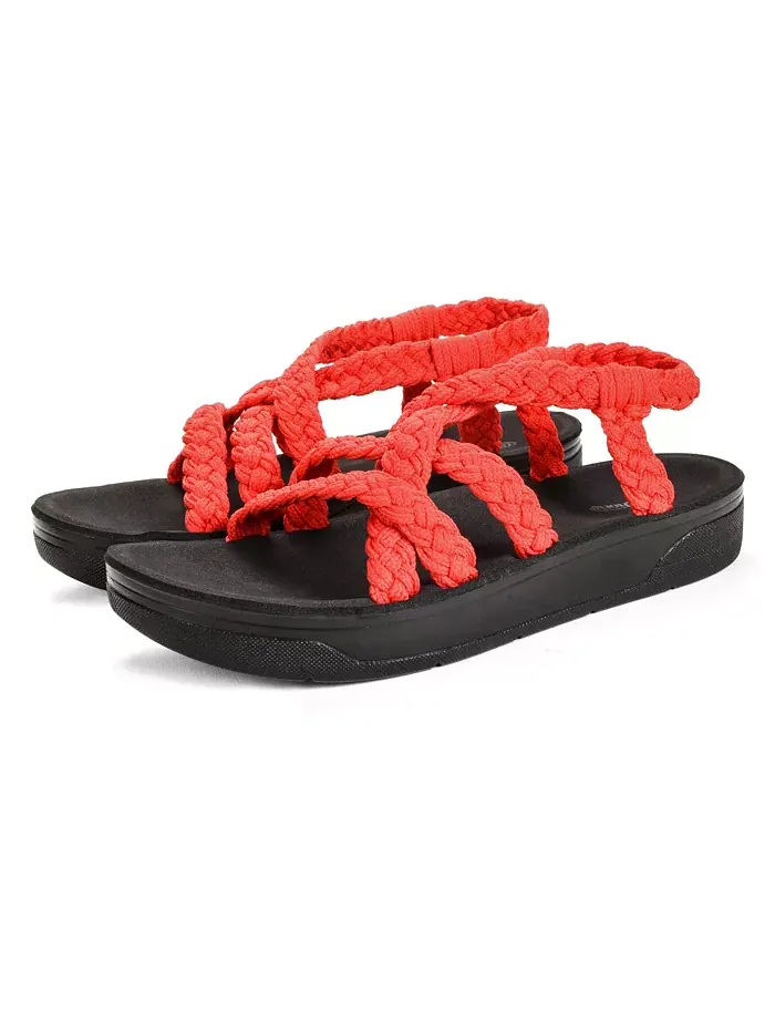 Женские сандалии Maris Arch Support с перемычкой и поддержкой свода стопы Aerothotic — изображение 3 из 6, красный