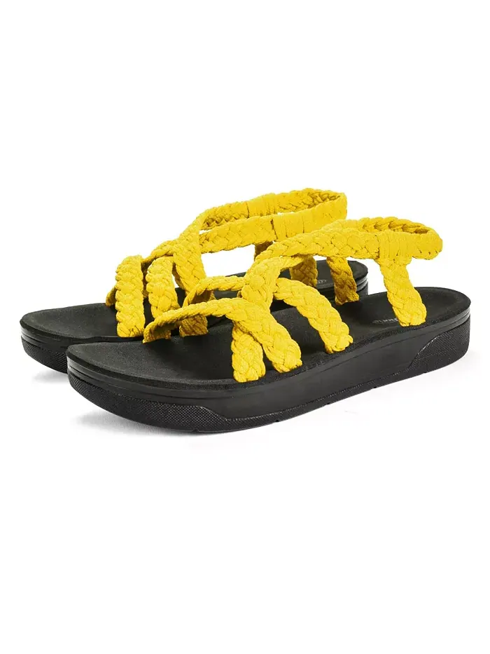 Женские сандалии Maris Arch Support с перемычкой и поддержкой свода стопы Aerothotic — изображение 3 из 6, желтый