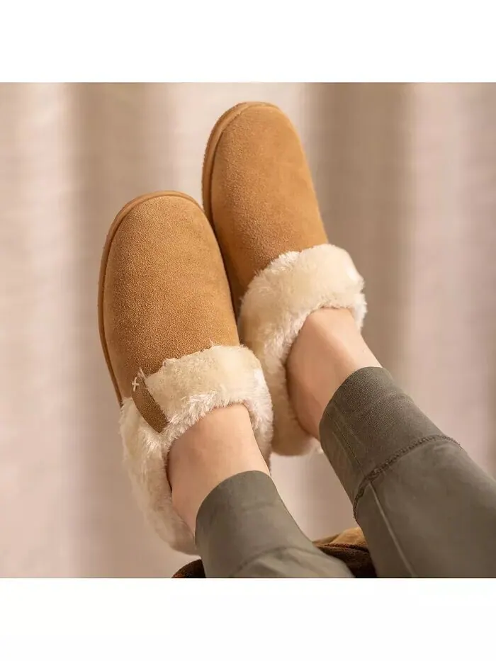 Женские тапочки с лагерным воротником Minnetonka — изображение 9 из 22, бордовый