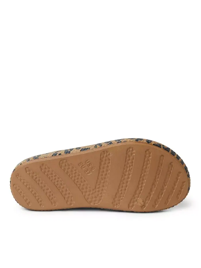 ЭкоКози от Women's Устойчивые Комфортные Сандалии-танга Dearfoams — изображение 3 из 5, леопардовый