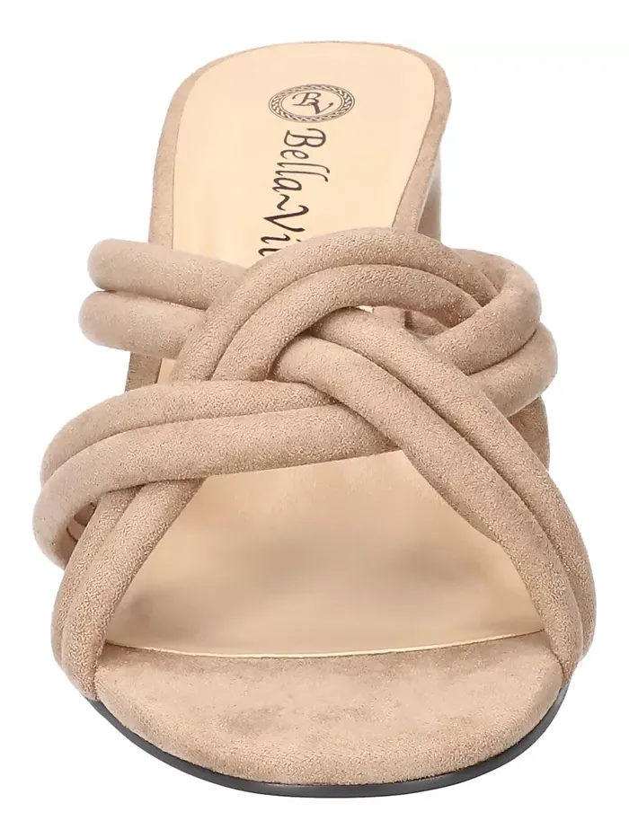 Женские босоножки на каблуке Carmen Dress Bella Vita — изображение 4 из 8, миндальный