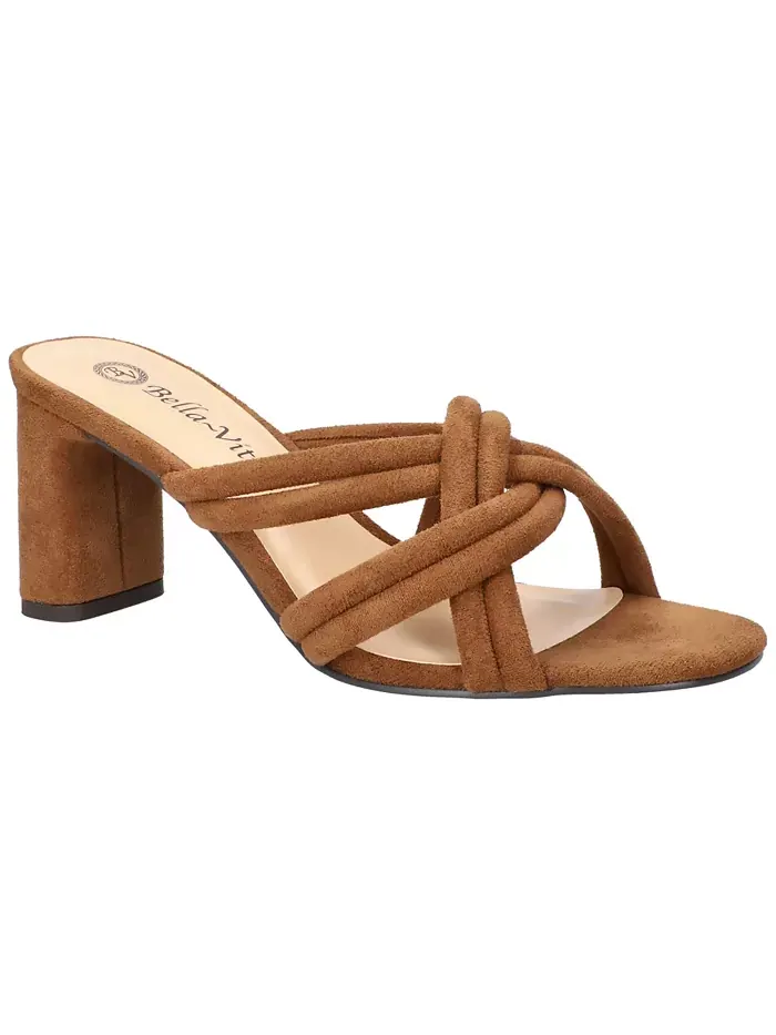 Женские босоножки на каблуке Carmen Dress Bella Vita — изображение 1 из 8, коньячный