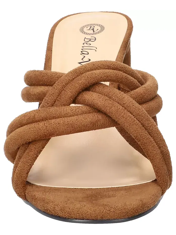 Женские босоножки на каблуке Carmen Dress Bella Vita — изображение 4 из 8, коньячный