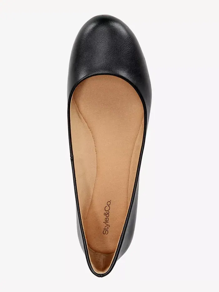 Женские балетки Elsaa Cushioned Insoles Style & Co — изображение 4 из 11, черный