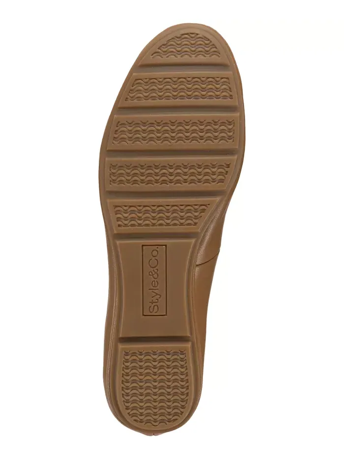Женские балетки Elsaa Cushioned Insoles Style & Co — изображение 2 из 15, коричневый