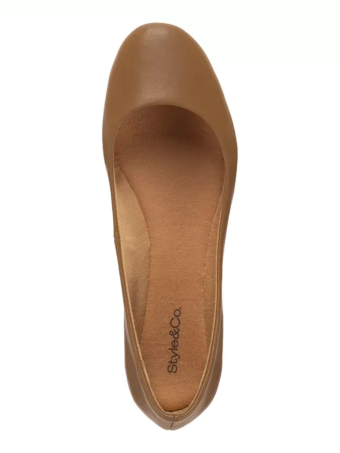 Женские балетки Elsaa Cushioned Insoles Style & Co — изображение 3 из 15, коричневый