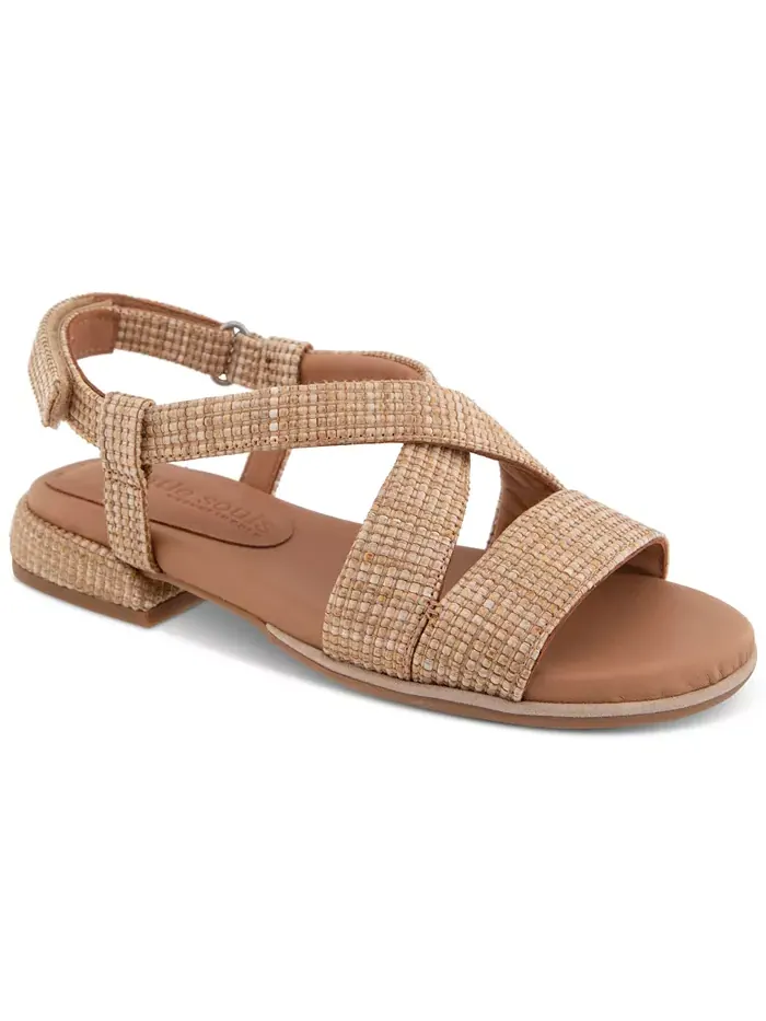 Женские сандалии на плоской подошве Heather Crisscross Gentle Souls — изображение 1 из 9