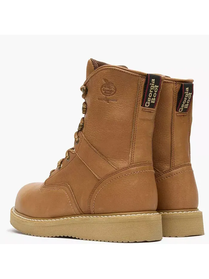 Мужские рабочие ботинки со стальным носком Wedge Georgia Boot — изображение 4 из 7, коричневый