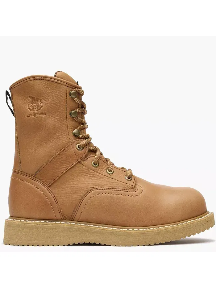 Мужские рабочие ботинки со стальным носком Wedge Georgia Boot — изображение 7 из 7, коричневый
