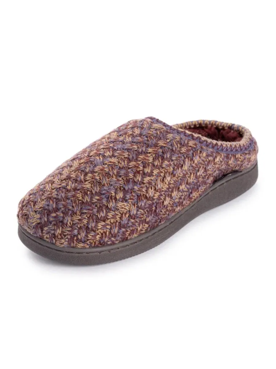 Женские сабо-мокасины Brook с отделкой из искусственного меха MUK LUKS — изображение 2 из 9, фиолетовый